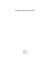 Liturgies of the Universal Church
 9781463223335