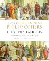 Lives of the eminent philosophers. By Diogenes Laertius.
 9780190862176, 0190862173