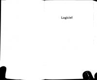 Logiciel: Six Seminars in Computational Reason [1 ed.]
 9783000715914, 3000715916