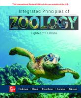 Loose Leaf for Integrated Principles of Zoology [18 ed.]
 1260411141, 9781260411140