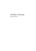 Lordship to Patronage: Scotland 1603-1745
 9781474471053
