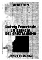 Ludwig Feuerbach, la esencia del cristianismo
 9788426553119, 8426553117