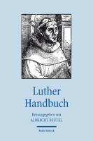 Luther Handbuch
 9783161538926