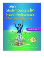 LWW's student success for health professionals made incredibly easy. [Second edition /]
 9781609137847, 1609137841