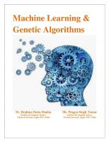 Machine Learning & Genetic Algorithms