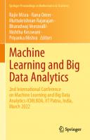 Machine Learning and Big Data Analytics: 2nd International Conference on Machine Learning and Big Data Analytics-ICMLBDA, IIT Patna, India, March 2022
 3031151747, 9783031151743