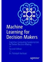 Machine Learning for Decision Makers [2 ed.]
 9781484298008, 9781484298015