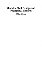 Machine Tools Design And Numerical Control [3 ed.]
 9781259004575