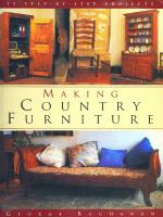 Making Country Furniture
 0713479523, 9780713479522