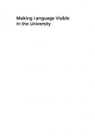 Making Language Visible in the University: English for Academic Purposes and Internationalisation
 9781788929301