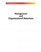 Management & Organizational Behaviour, /Ed. [1 ed.]
 9780071077934