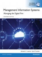 Management information systems : managing the digital firm [Fourteenth Global ed.]
 9781292094007, 1292094001