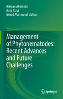 Management of Phytonematodes: Recent Advances and Future Challenges [1st ed.]
 9789811540868, 9789811540875