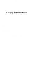 Managing the Human Factor: The Early Years of Human Resource Management in American Industry
 9780801461668