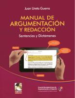 Manual De Argumentacion Y Redaccion