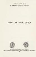 Manual de lengua gótica