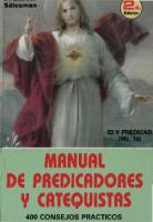 Manual De Predicadores Y Catequistas