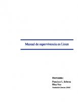 Manual de Supervivencia en Linux [1 ed.]
 9703250408, 9789703250400