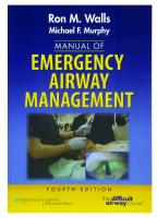 Manual of emergency airway management [4ed.]
 9781451144918, 1451144911