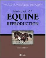 Manual of Equine Reproduction [2 ed.]
 9780323017138, 0323017134