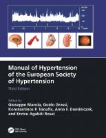 Manual of hypertension of the European Society of Hypertension [Third edition]
 9780815378747, 0815378742