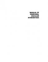 Manual of Peripheral Vascular Intervention
 9781469876498, 9780781752381