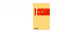 Marcus Terentius Varro: De Lingua Latina (2 Bände): Edition Antike
 9783534276530, 9783534747382, 3534276531