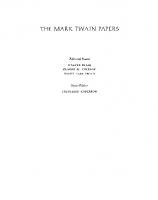 Mark Twain's Notebooks & Journals, Volume I: (1855-1873)
 9780520905382