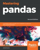 Mastering pandas [2 ed.]
 9781789343236