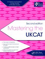 Mastering the UKCAT [Second edition]
 9781138594463, 9781138588479, 1138594466, 1138588474