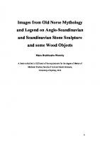 [Master's Thesis] Images (Odin, Godan, Wotan, Thor) from Old Norse Mythology and Legend on Anglo-Scandinavian and Scandinavian Stone Sculpture and some Wood Objects