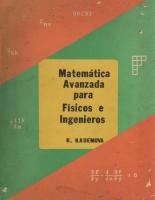 Matemática avanzada para físicos e ingenieros [2, 1 ed.]
