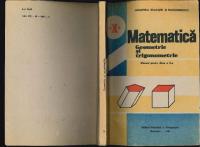 Matematică Manual pentru clasa a X-a Geometrie şi trigonometrie