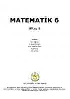 Matematik 6. Kitap 1