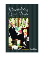Materializing Queer Desire : Oscar Wilde to Andy Warhol [1 ed.]
 9781438427386, 9781438427256