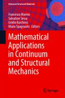 Mathematical Applications in Continuum and Structural Mechanics (Advanced Structured Materials, 127)
 3030427064, 9783030427061