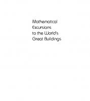 Mathematical Excursions to the World's Great Buildings [Course Book ed.]
 9781400841998