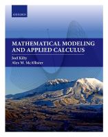 Mathematical Modeling and Applied Calculus
 0198824726, 9780198824725