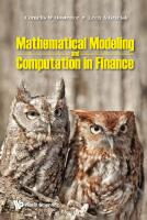 Mathematical Modeling and Computation in Finance: With Exercises and Python and MATLAB Computer Codes
 1786348055, 9781786348050