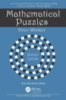 Mathematical Puzzles: Revised Edition (AK Peters/CRC Recreational Mathematics Series) [2 ed.]
 1032708484, 9781032708485