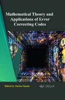 Mathematical Theory and Applications of Error Correcting Codes
 1774077663, 9781774077665