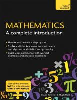 Mathematics: A Complete Introduction: Teach Yourself
 978-1473678378