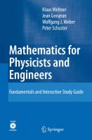 Mathematics for Physicists and Engineers: Fundamentals and Interactive Study Guide [1 ed.]
 3642001726, 9783642001727