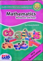 Mathematics. Workbook with Keys. For Primary Students