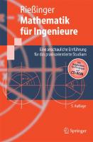 Mathematik für Ingenieure: Eine anschauliche Einführung für das praxisorientierte Studium (Springer-Lehrbuch) (German Edition)
 3540243119, 9783540243113