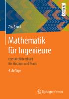 Mathematik für Ingenieure: verständlich erklärt für Studium und Praxis [4. Aufl.]
 9783658317324, 9783658317331