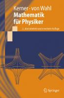 Mathematik für Physiker (Springer-Lehrbuch) (German Edition)
 3540724796, 9783540724797