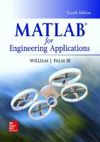 MATLAB for Engineering Applications [4th Edition]
 1259405389, 9781259405389