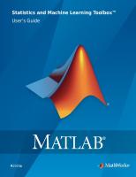 MATLAB Statistics and Machine Learning Toolbox™ User's Guide