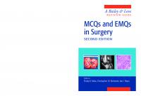 MCQs and EMQs in Surgery : a Bailey & Love Revision Guide [2 ed.]
 9781482248630, 1482248638